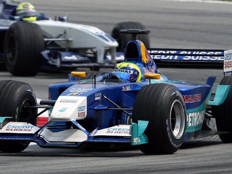 Felipe Massa in 2002 driving for Sauber F1